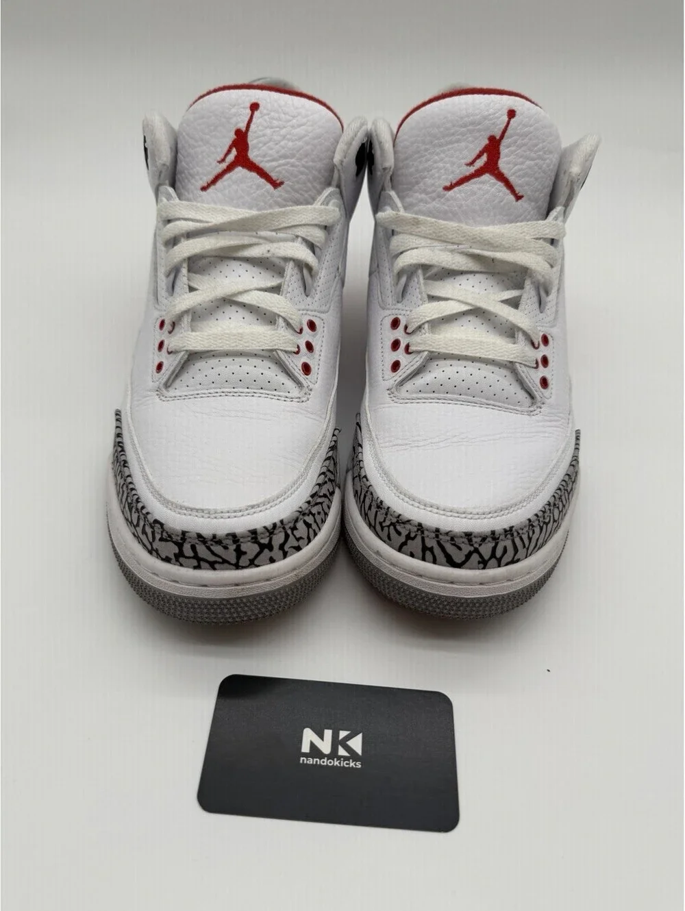 Nike Air Jordan Retro 3 Katrina Hall Of Fame 2018 Red • Size 11.5 • 136064-116